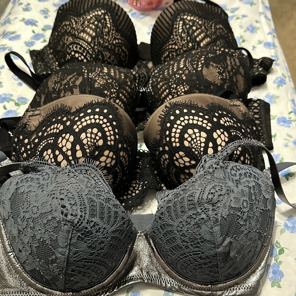 Victoria’s Secret dream angels metallic bra bundle size 34C
